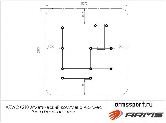 ARWOK210 Атлетический комплекс Ахиллес фото №4