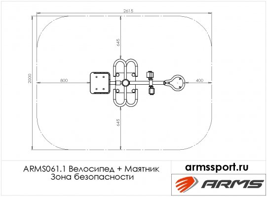 ARMS061.1 Велосипед + Маятник фото №3